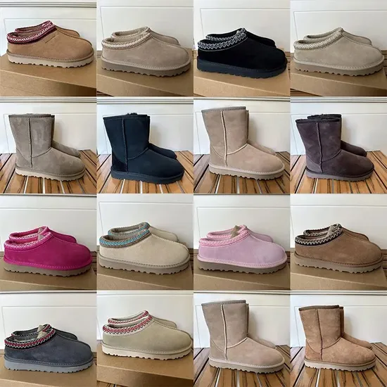 Cómodo forro suave e impermeable con cordones en el tobillo Outdoor Boy' S Winter Snow Boots Men' S Boots