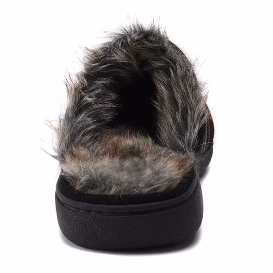 Zapatillas clásicas y cómodas de tweed a cuadros para interior y exterior con forro esponjoso, pantuflas cálidas de invierno para hombre